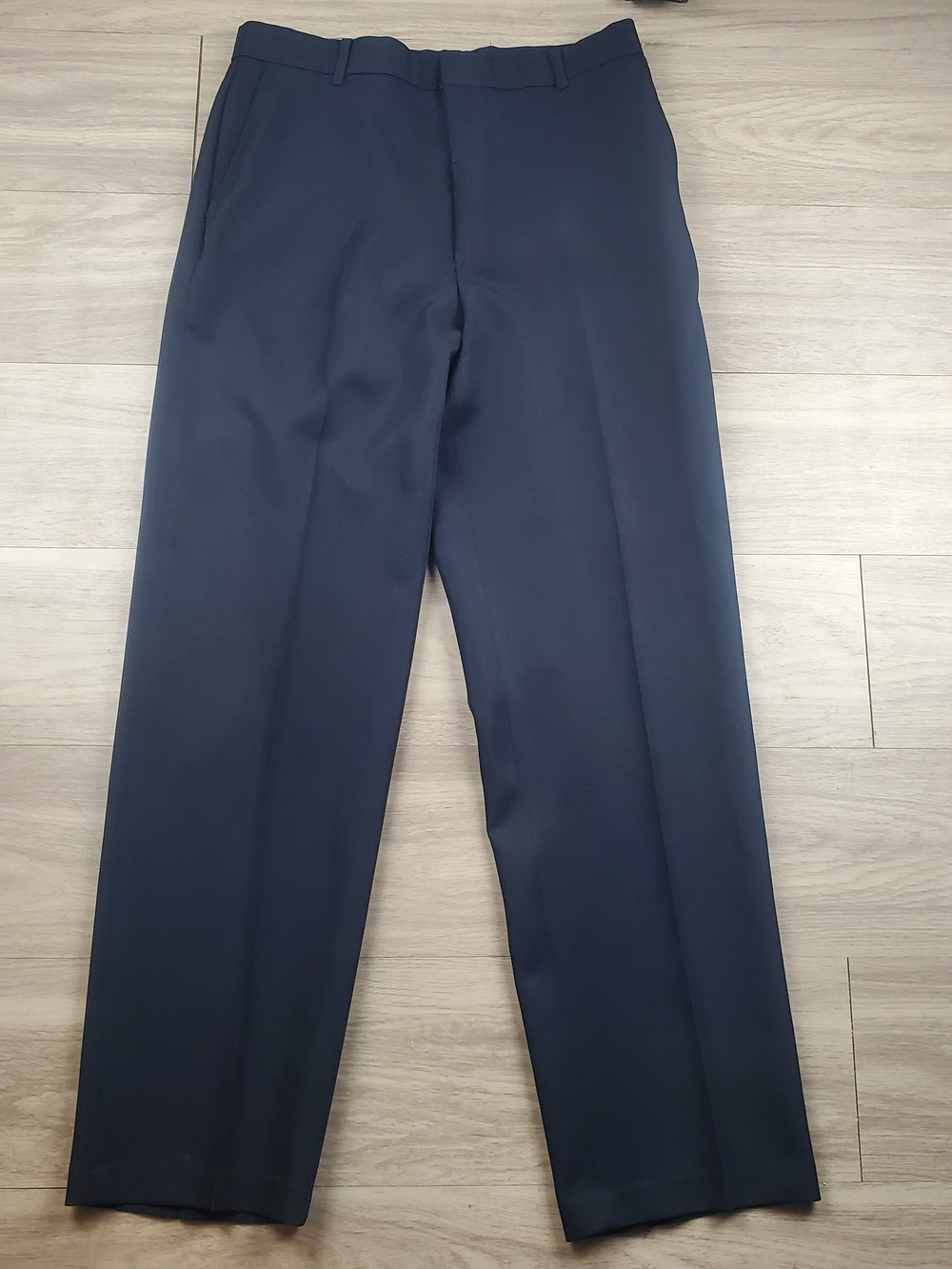 Vintage Levi's Action Slacks Navy Blue Dress Pants 33x32 Dacron Polyester